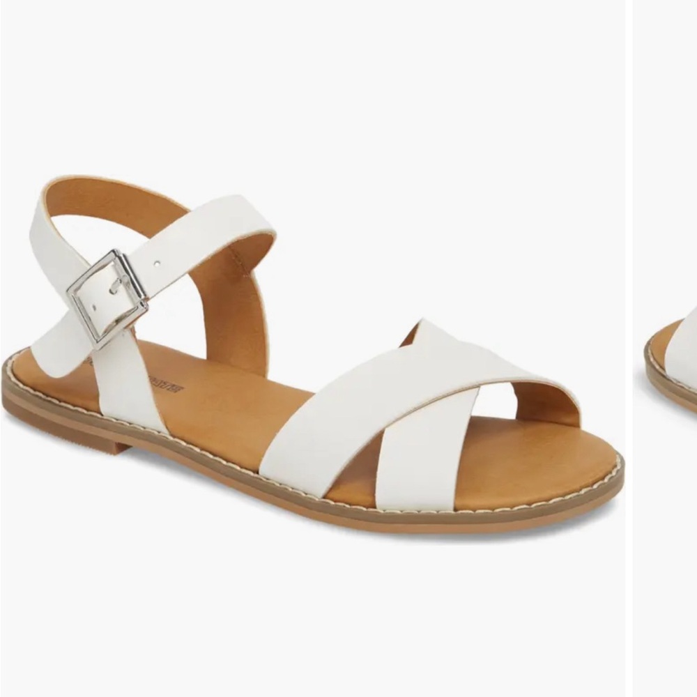 White Toddler Sandals Tucker and Tate
